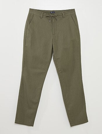 Pantalón chino recto