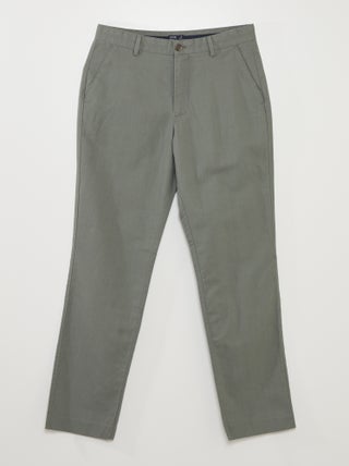 Pantalón chino recto