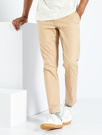 Pantalones de - beige - Kiabi