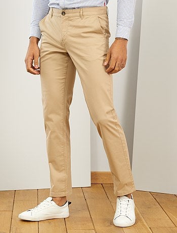 Hombre talla S-XXL - Pantalón chino regular - Kiabi