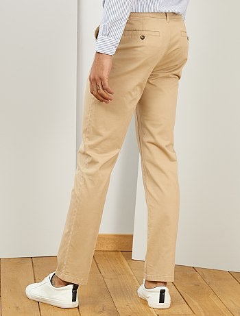 Hombre talla S-XXL - Pantalón chino regular - Kiabi