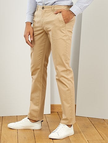 Hombre talla S-XXL - Pantalón chino regular - Kiabi