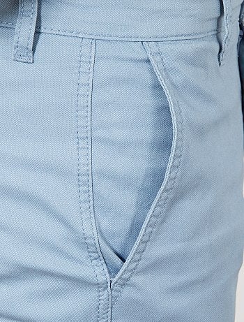 Pantalón chino regular de punto de piqué - Kiabi