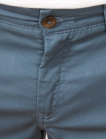 Pantalón chino regular de punto de piqué - Kiabi