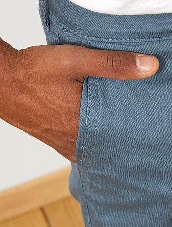 Pantalón chino regular de punto de piqué - Kiabi