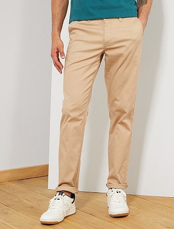 Pantalón chino regular de punto de piqué - Kiabi