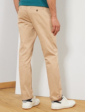 Pantalón chino regular de punto de piqué - Kiabi