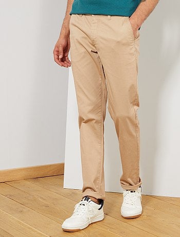 Pantalón chino regular de punto de piqué - Kiabi