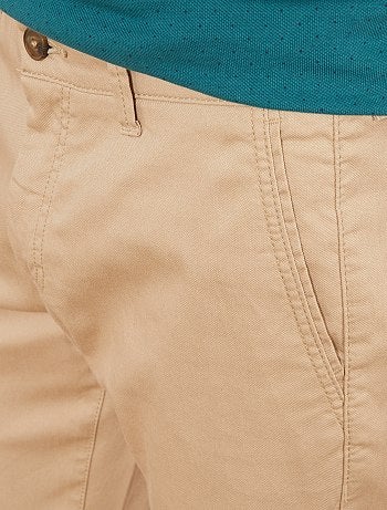 Pantalón chino regular de punto de piqué - Kiabi