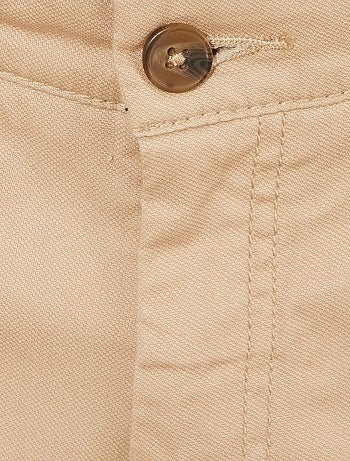 Pantalón chino regular de punto de piqué - Kiabi