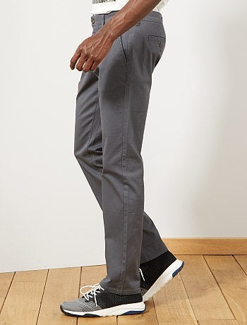 Pantalón chino regular de punto de piqué - Kiabi