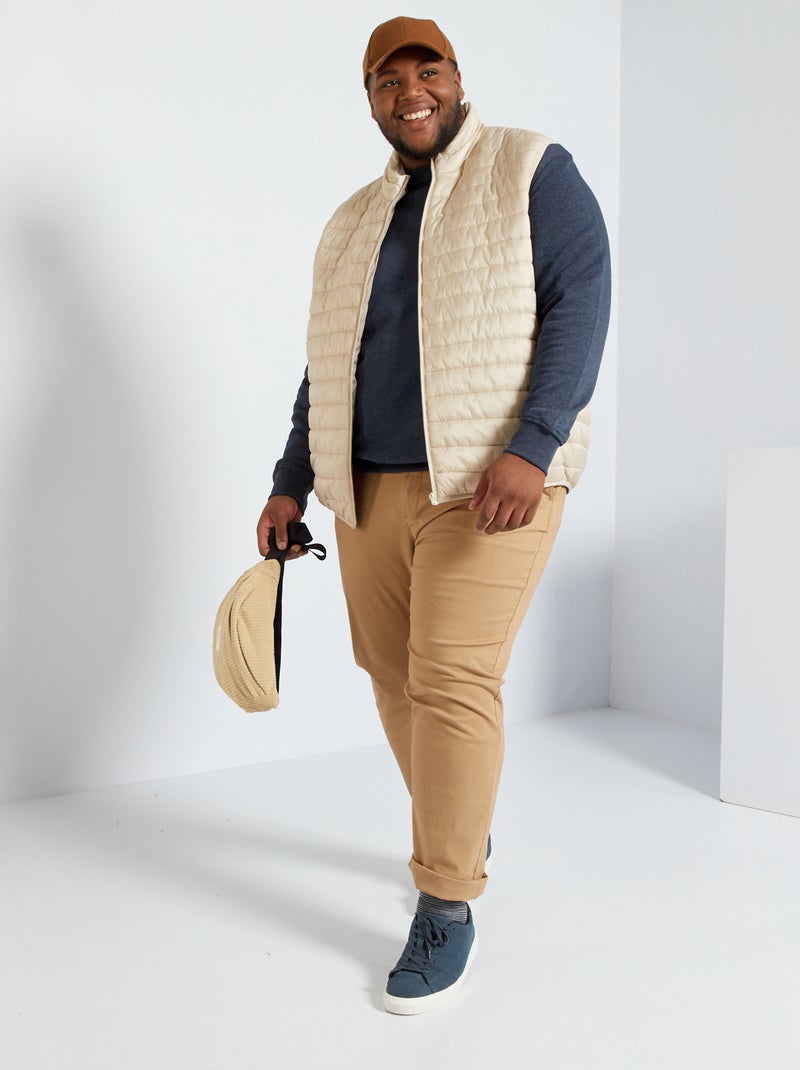 Pantalón chino regular L32 BEIGE - Kiabi