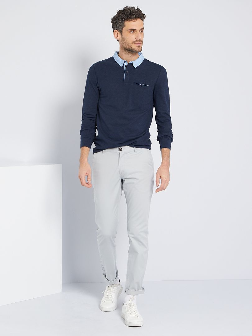 Pantalon Chino Droit Hobbs UK Taille 10 – Gris Lin, Jambe 32 Pouces, Très Bon état