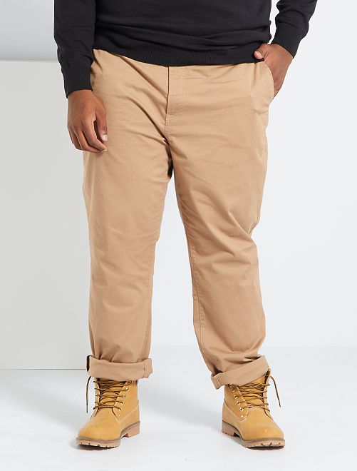 Pantalón chino regular L34 - BEIGE - Kiabi - 20.00€