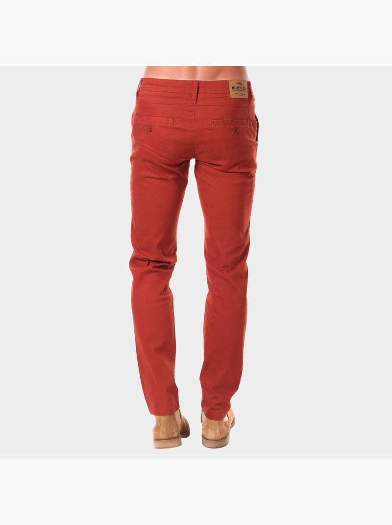 Pantalón chino Rojo - Kiabi