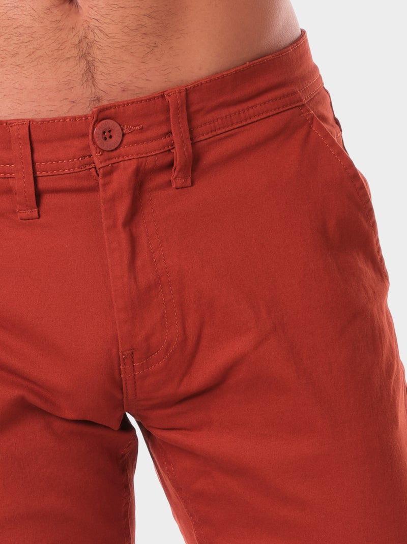 Pantalón chino Rojo - Kiabi