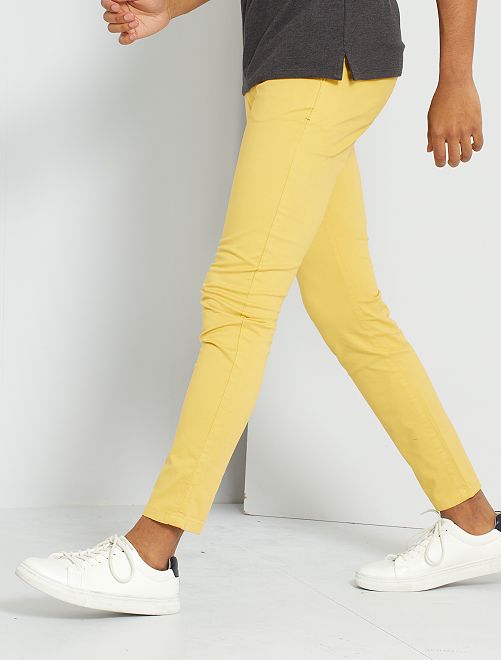 Scultur-King Pantalon Chino Saten Skinny Fit