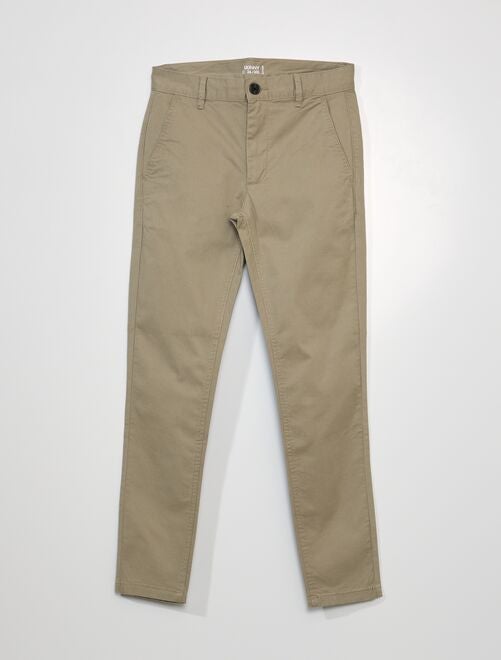 Pantalón chino skinny L30 - Kiabi
