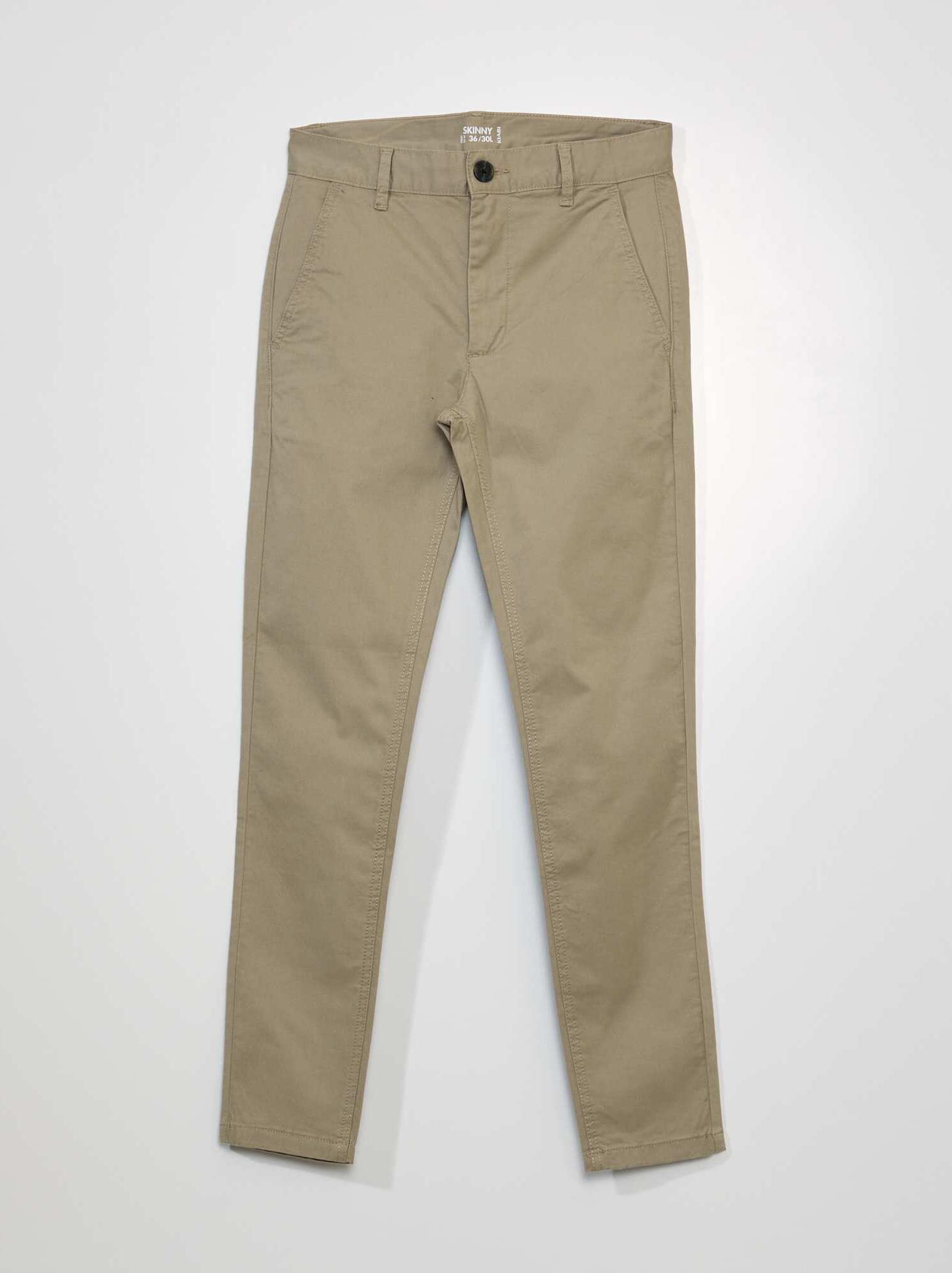 Pantalon Chino Levi's Slim Beige - Taille W32 L34, Occasion En Bon état, Poches Italiennes