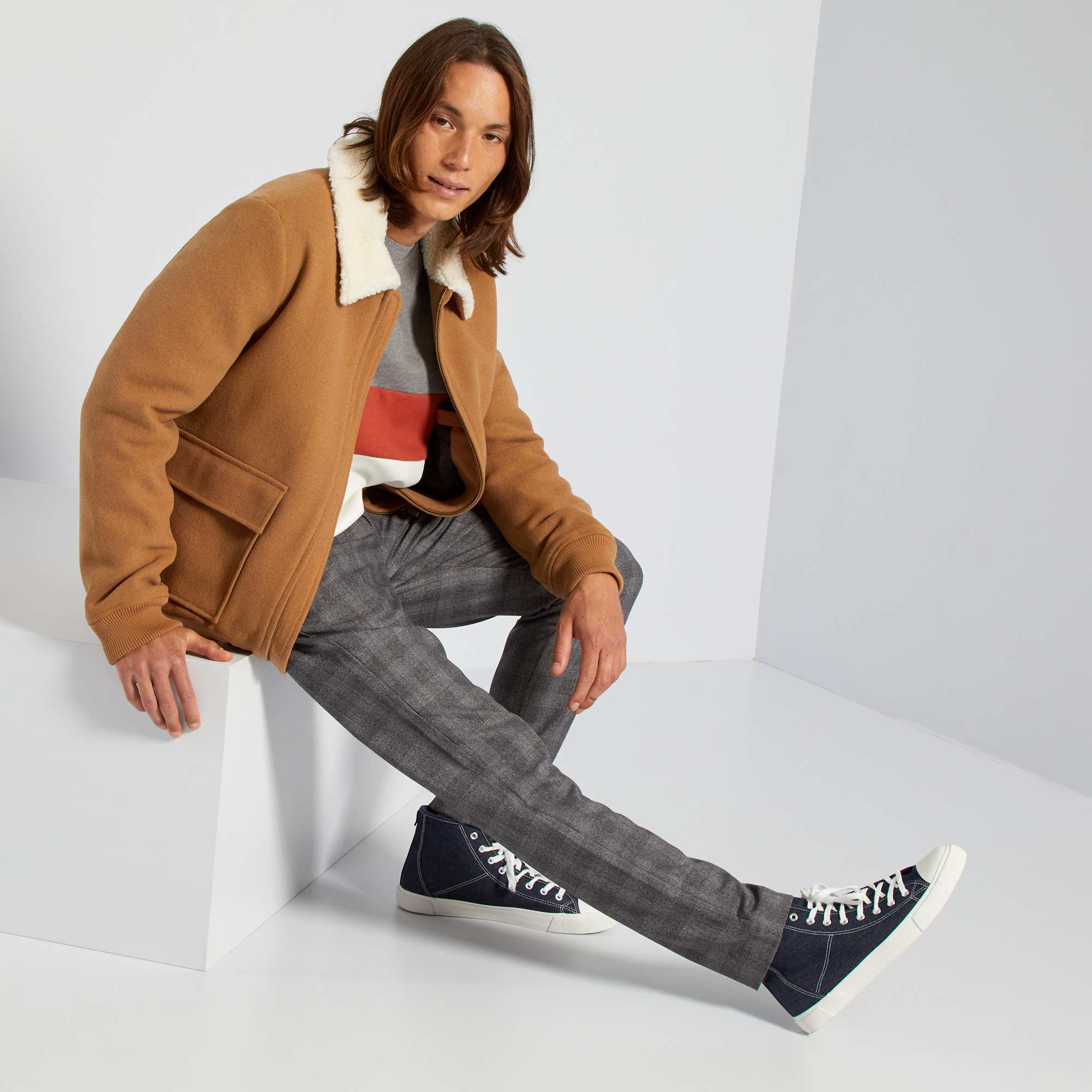 Cuadros de Chinos para Hombre en color gris | FASHIOLA.es