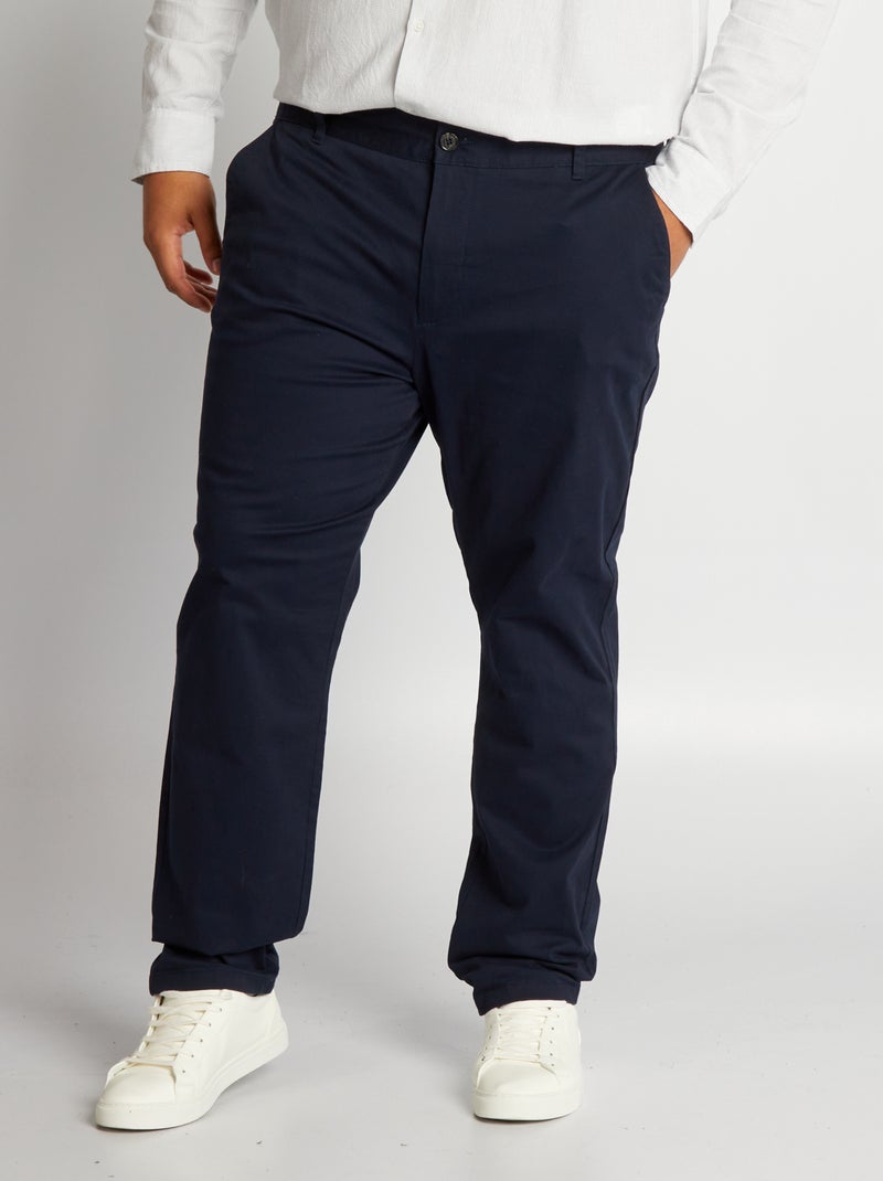 Pantalón chino slim AZUL - Kiabi