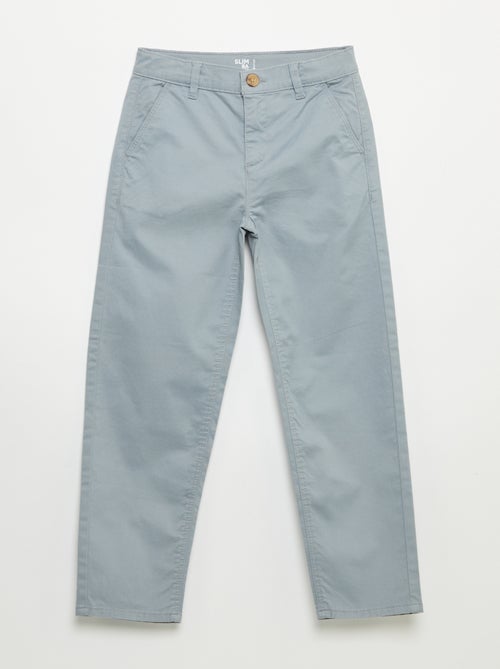 Pantalón chino slim - Kiabi Pantalón chino slim - Kiabi