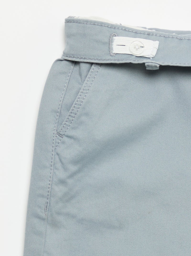 Pantalón chino slim Azul - Kiabi