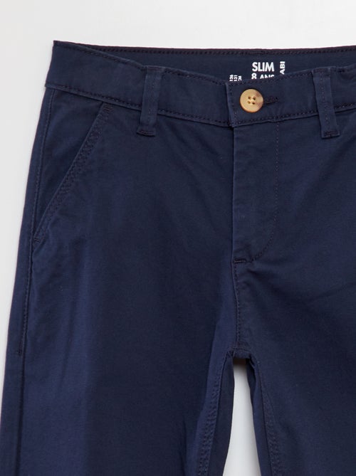 Pantalón chino slim - Kiabi