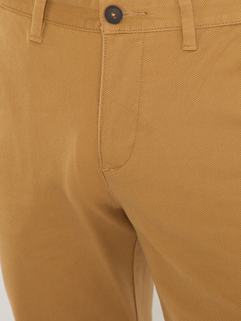 Pantalón chino slim BEIGE - Kiabi
