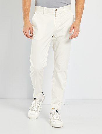 Pantalones de - blanco - Kiabi