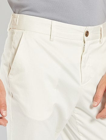 Pantalones de - blanco - Kiabi