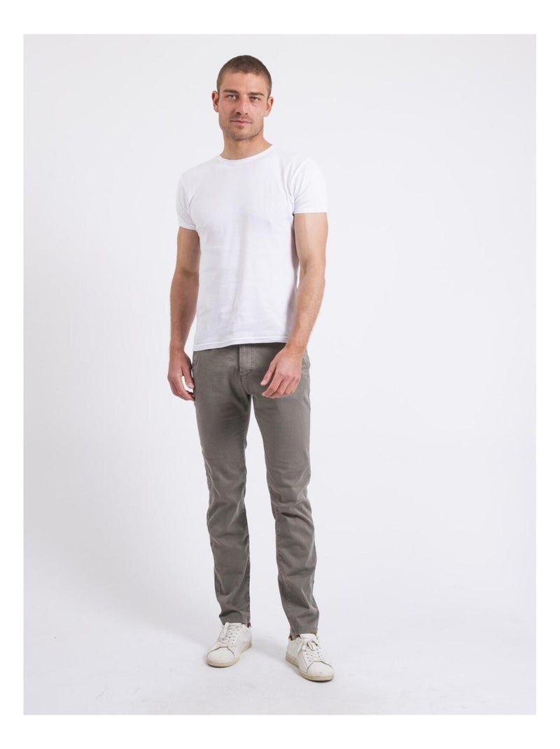 Pantalón chino slim CODY Gris - Kiabi