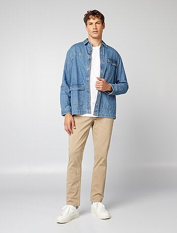 Pantalón chino slim con 5 bolsillos - L32