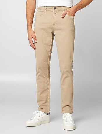 Pantalón chino slim con 5 bolsillos - L32