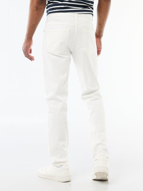 Pantalón chino slim con 5 bolsillos - L32 - Kiabi