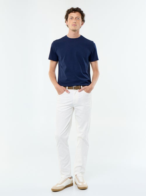 Pantalón chino slim con 5 bolsillos - L32 - Kiabi
