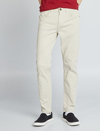 Pantalón chino slim con 5 bolsillos - L32