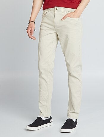 Pantalón chino slim con 5 bolsillos - L32