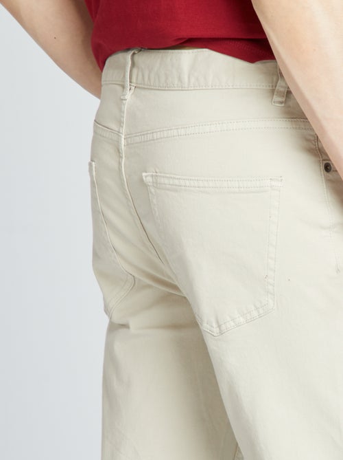 Pantalón chino slim con 5 bolsillos - L32 - Kiabi