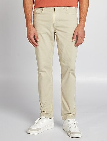Pantalón chino slim con 5 bolsillos - L32
