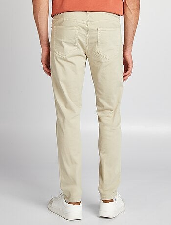 Pantalón chino slim con 5 bolsillos - L32