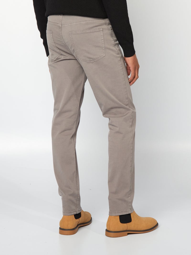 Pantalon Chino Droit Hobbs – Femme Taille 10 – Gris Lin – Taille 30/32 – Occasion