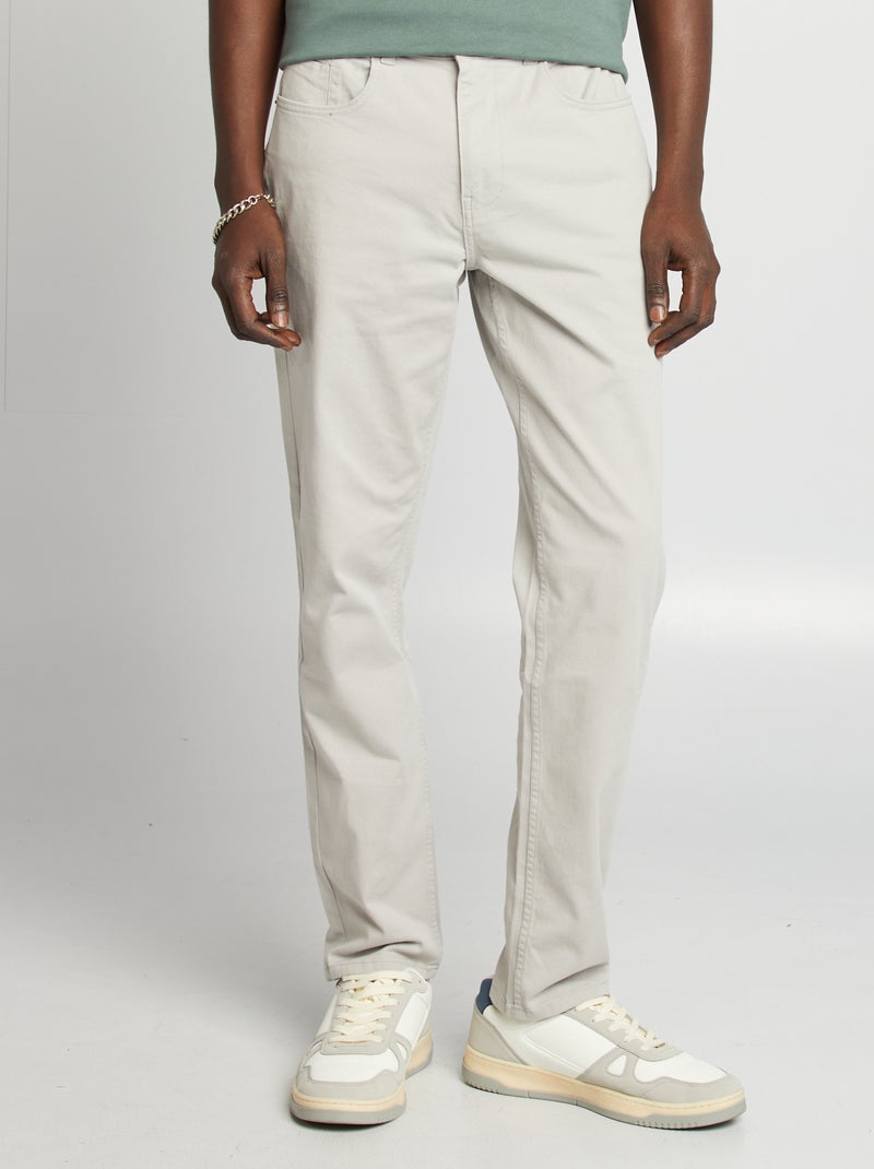 Pantalon Chino Droit Hobbs – Femme Taille 10 – Gris Lin – Taille 30/32 – Occasion
