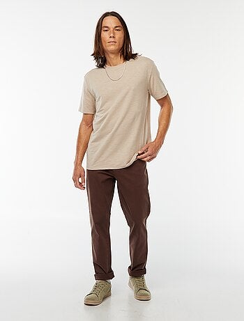 Pantalón chino slim con 5 bolsillos - L32