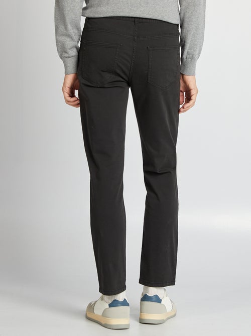 Pantalón chino slim con 5 bolsillos - L32 - Kiabi