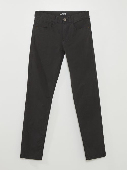 Pantalón chino slim con 5 bolsillos - L32 - Kiabi