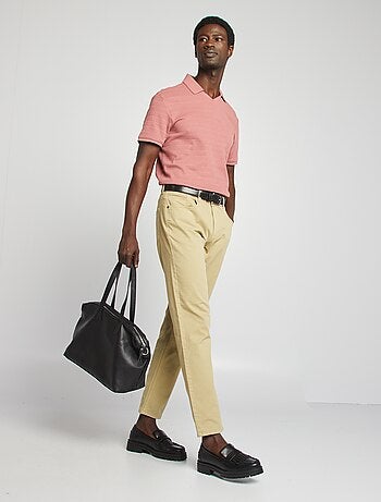 Pantalón chino slim con 5 bolsillos - L32