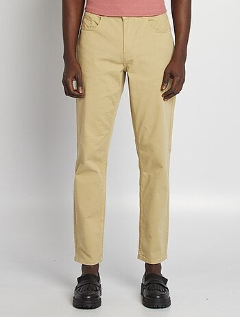 Pantalón chino slim con 5 bolsillos - L32