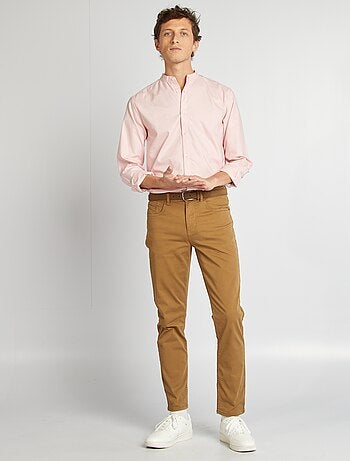 Pantalón chino slim con 5 bolsillos - L32