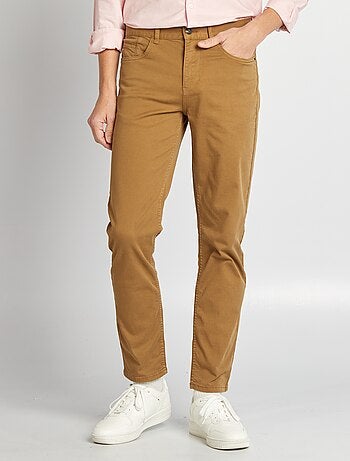 Pantalón chino slim con 5 bolsillos - L32